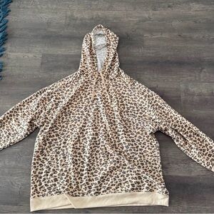 Leopard Print Hoodie